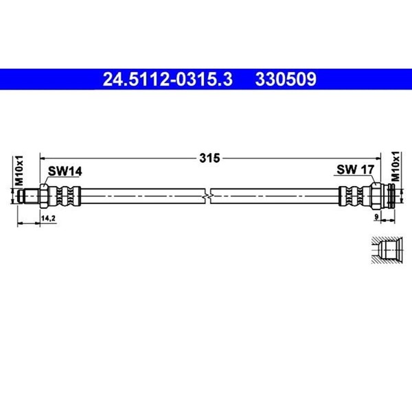 ATE 24.5112-0315.3 Bremsschlauch-image