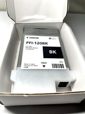 New Canon PFI-120BK black Ink Tank TM-200 TM-300 TM-305 GP-200 GP-300 Exp 05/27