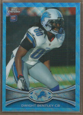 Bonus Blue Wave Refractors for 2012 Topps Chrome Football Redemption Cards 19