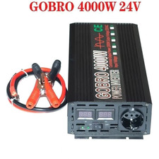 GOBRO Convertisseur Pur Sinus 4000W 24V-220V LCD