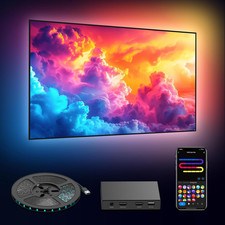 Smart TV LED Backlight with HDMI2.0 4K60Hz Sync, LED Strip Lights  App Controll