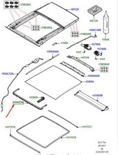 Déflecteur de toit LAND ROVER DEFENDER L663 LR132293 NEUF ORIGINAL