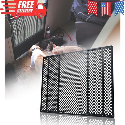 RV Screen Door Protector for Dogs Adjustable Pet Guard Black