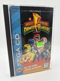 Mighty Morphin Power Rangers Sega CD Video Game, 1995 Complete CIB W/ Reg Card