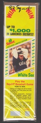 1982 Squirt Panel (Pic in Middle w/ Scratchoff) - CHICAGO WHITE SOX