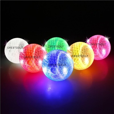 Leuchtende Golfbälle Set für Nachtgolf - 6 Multicolor Bälle von Kofull
