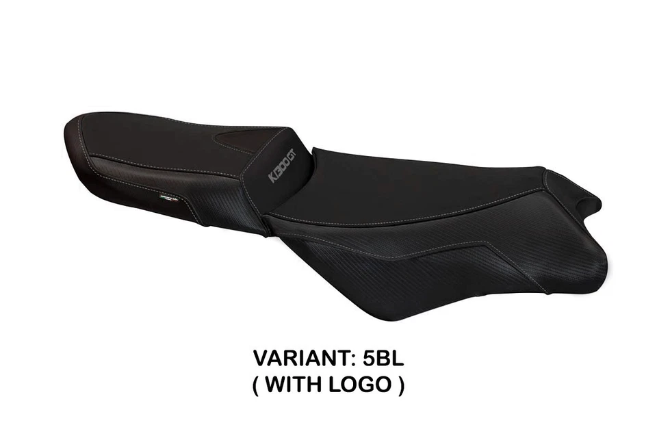 Cubierta de asiento negra BMW K1300GT 2009 2010 2011 Tappezzeria Foto 2 de 4