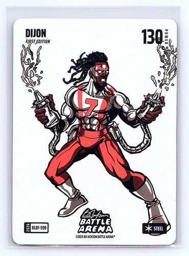 DIJON (Bijan Robinson) Bo Jackson Battle Arena #BLBF-599 Blizzard Steel