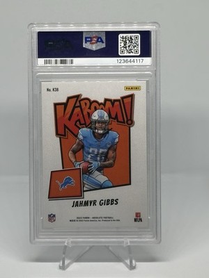 2023 Panini Absolute - Kaboom! Vertical Jahmyr Gibbs #K38 (RC) for