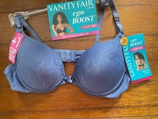 New Vanity Fair Blue Harbor 2131101 Ego Boost Add A Cup Bra 34A 34C MSRP 44