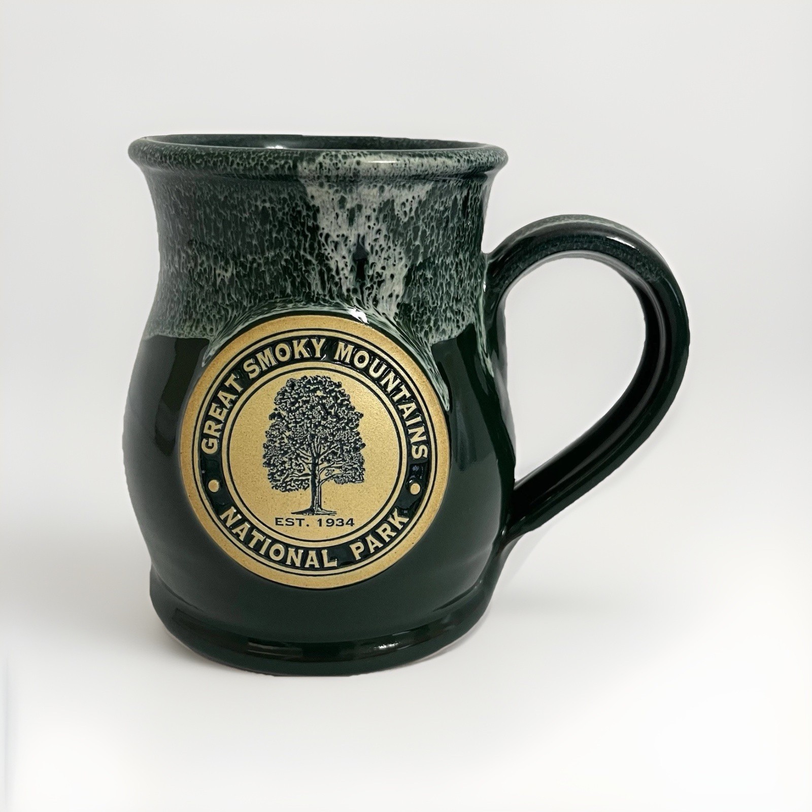 Deneen Pottery Great Smoky Mountains National Park Fall 2015 Stoneware 14 oz Mug