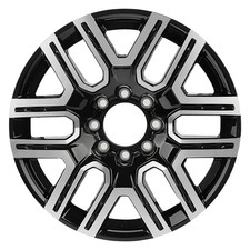 For GMC Sierra 1500 25-26 Alloy Factory Wheel 12 I-Spoke Machined Gloss Black