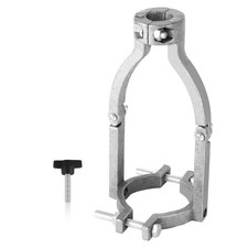 Square Hole Drill Bit Adapter with Screw Reinforced Fixation Bracket Woodwork