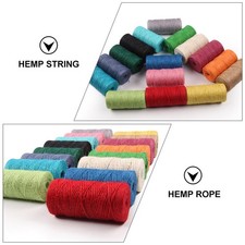 2Pcs Braided Cotton Cord Durable Rope for Festival Wedding Room Decoration
