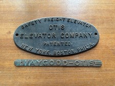 Vintage Otis Waygood-Otis Sicherheits-Lastena...