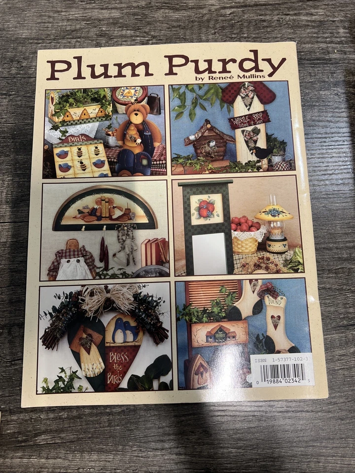 Plum Purdy︱Renee Mullins︱2000︱Painting︱Country Crafts - Image 2 of 4