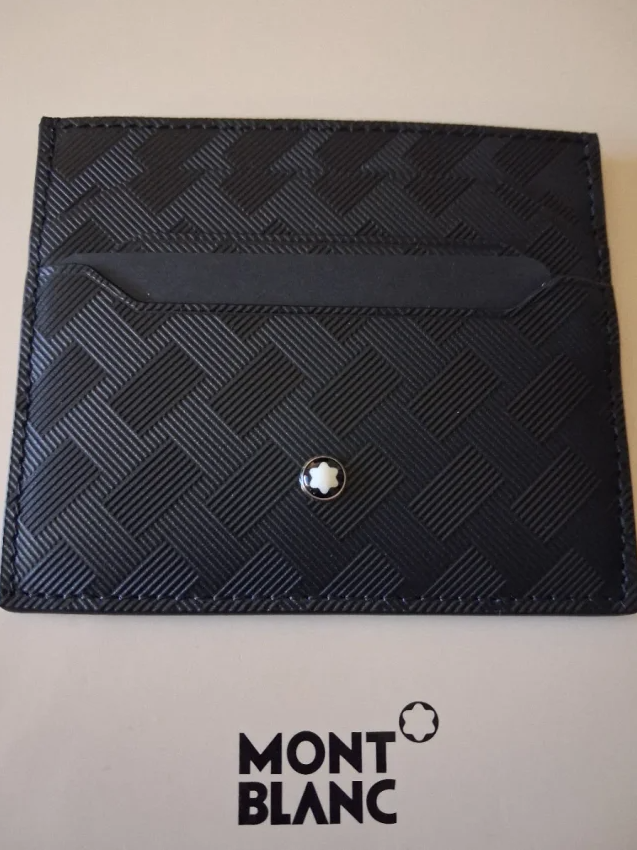 Montblanc Meisterstuck 6CC Black Leather Card Holder Full Box