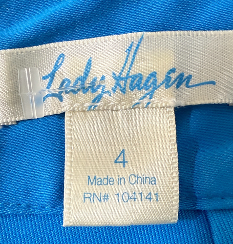 Lady Hagen Women’s Golf Skort Size 4 Blue Hagen Fit Stretch 16” Length NWT - Afbeelding 7 van 12
