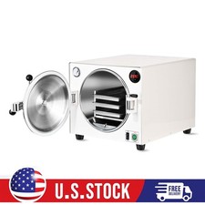 18L Dental Autoclave Steam Sterilizer 273℉ Surgical Medical Sterilization Lab