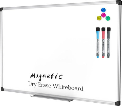 Magnetic Dry Erase Whiteboard 36 X 24 Double Sided Silver Aluminum Frame