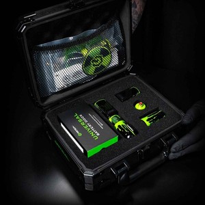 Critical Torque Mutant Edition Wireless Tattoo Pen Kit w/ Case Green/Black