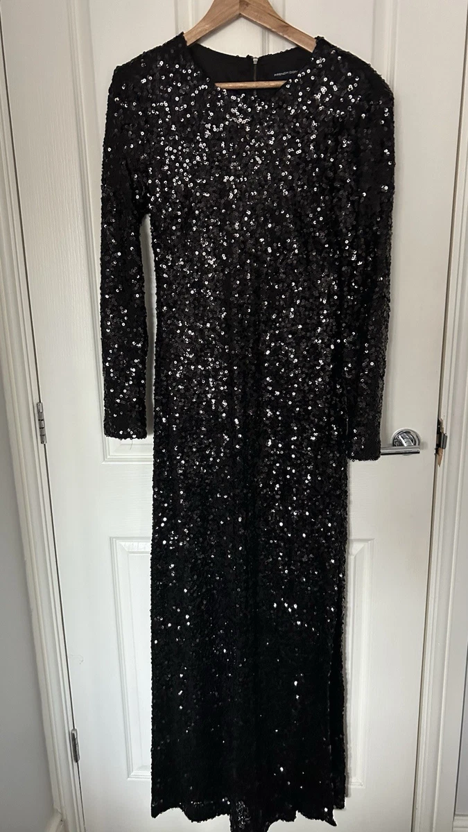 chinese dress ladies Tatum Stretch Shimmer Sequins Scoop Neck Dress main image 1