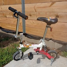 Motiv Clown Bike, White 2 Wheel Trick/Circus Bicycle REAL CIRCUS BIKE