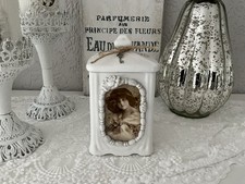 Shabby Chic Antikoptik Deko Vintage Vorratsdose Porzellan Landhaus Bonboniere🥀