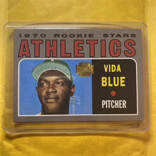 Vida Blue-2001 Topps Archives 1970 Rookie Stars #21-Athletics PWE
