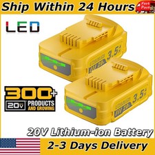 2-PCS For DeWalt DCBP034-2 20V Max 3.5Ah Lithium-Ion Compact Battery DCBP034 NEW