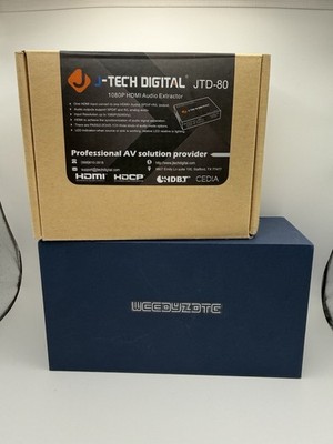 J-Tech Digital HDMI Audio Extractor Converter & Bluetooth Audio Transmitter