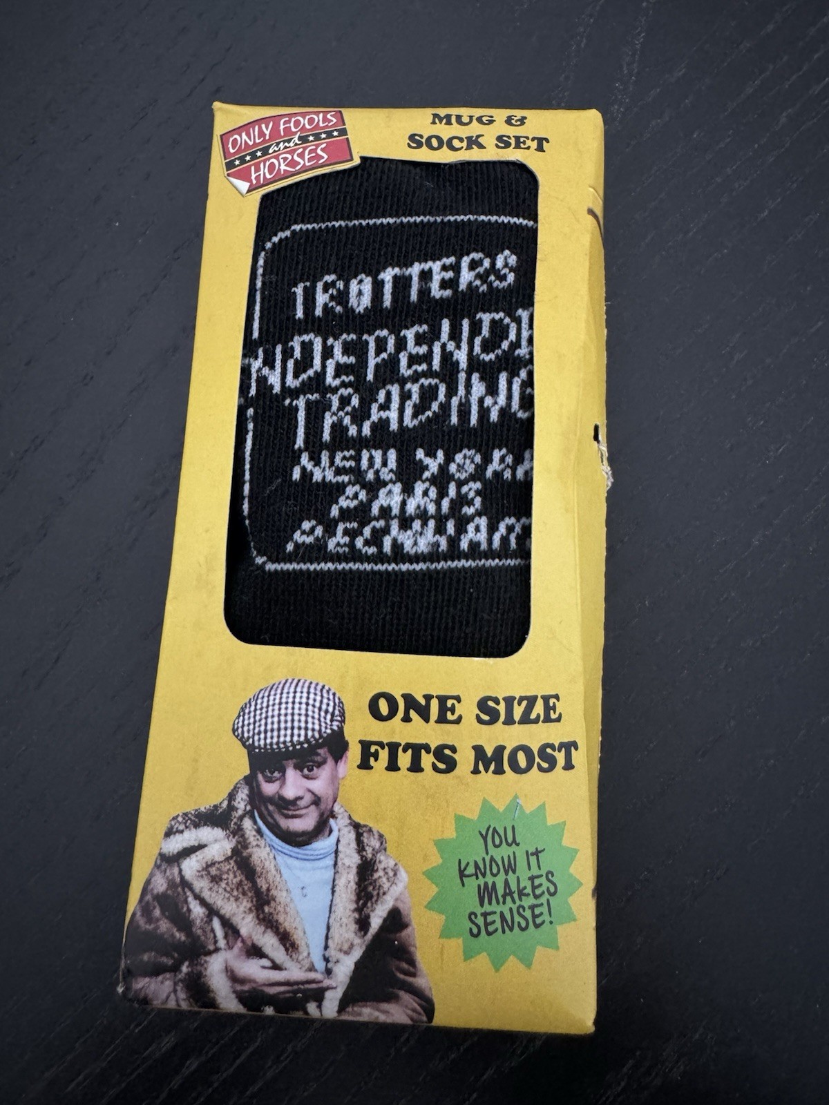 SAOLA Calze uomo nuove BBC ONLY FOOLS & HORSES taglia unica