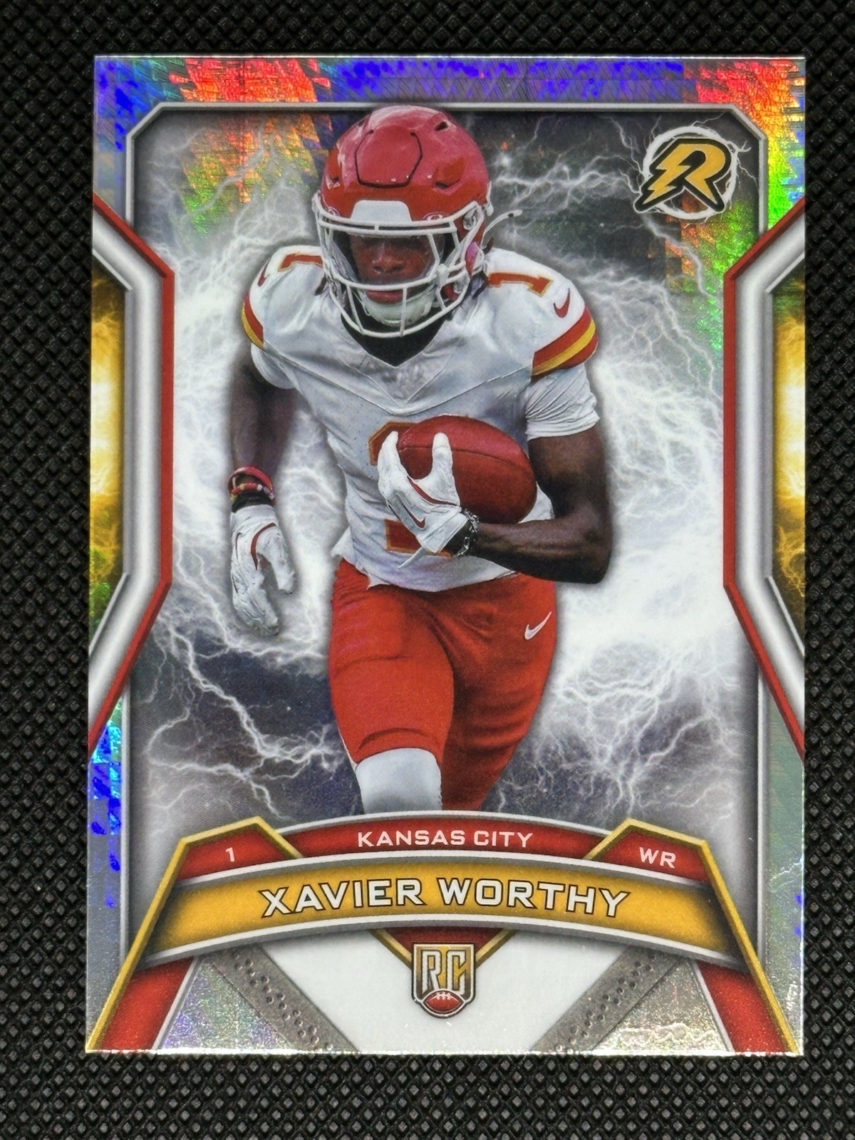 2024 Topps Resurgence Xavier Worthy Prism #143 Rookie RC KC Chiefs