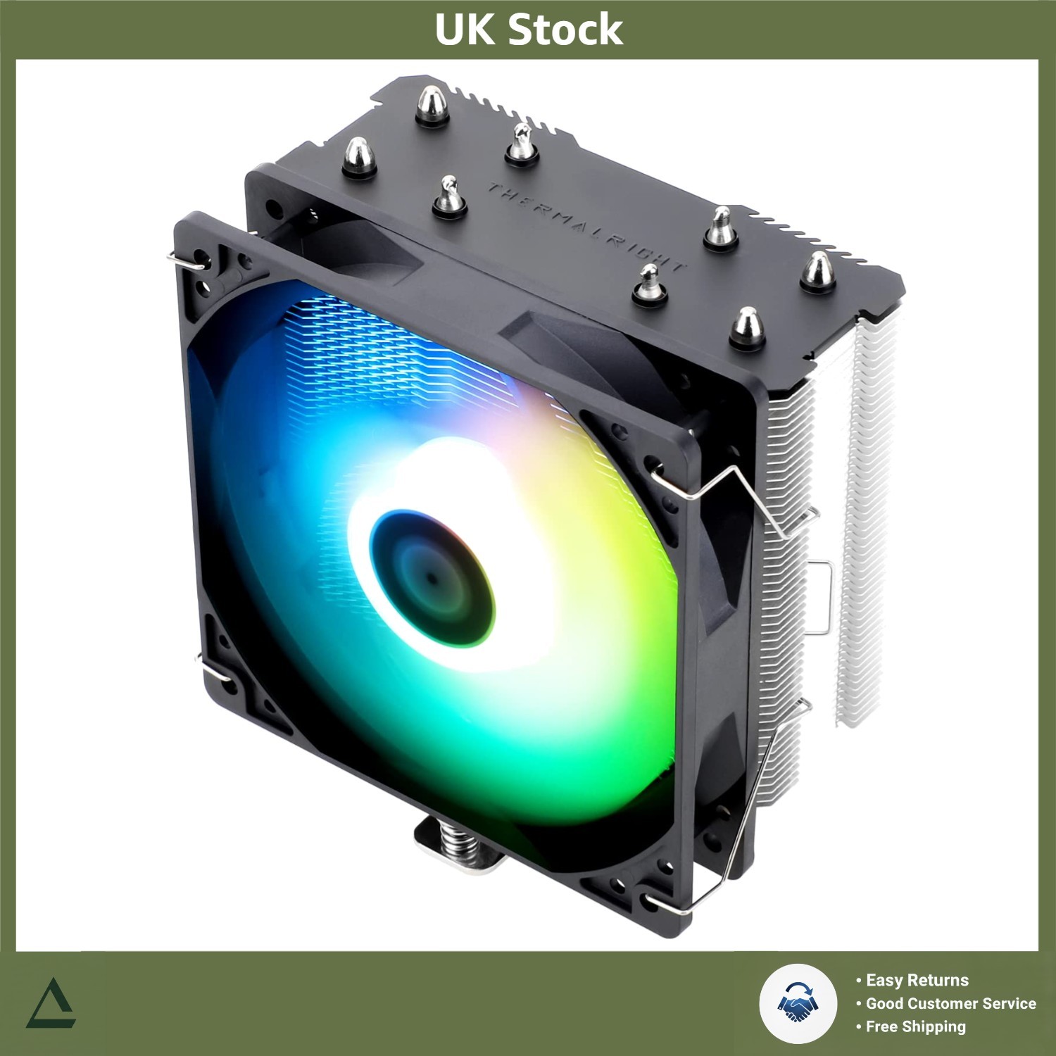 Assassin X120 SE ARGB Quiet CPU Air Cooler 4 Heat Pipes 120mm PWM Fan