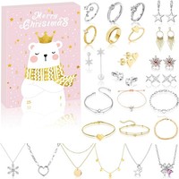 Schmuck Adventskalender 2025 EisbäR-Design Mit 24 ÜBerraschungen FüR Frauen