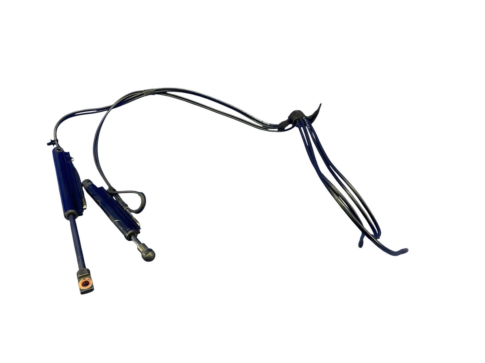 2006-2010 BENTLEY CONTINENTAL GTC REAR LEFT HYDRAULIC LIFT CYLINDER /CABLE SHOCK