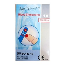 Neue Easy Touch Teststreifen zur &Uuml;berpr&uuml;fung des Cholesterinspiegels - 10...