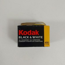 Kodak Black n White 400 24exp 35mm Film Expired 07/2004 New Sealed