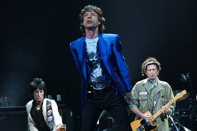 Ronnie Wood Mick Jagger and Keith Richards of The Rolling Stones p- Old Photo 1