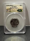 1776-2026 D Mayflower Compact Quarter 25c CAC MS64 – Silver