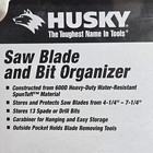 Husky Saw Blade & Bit Organizer and 4.5 in. Clip on Tool Belt Pouch — photo 5