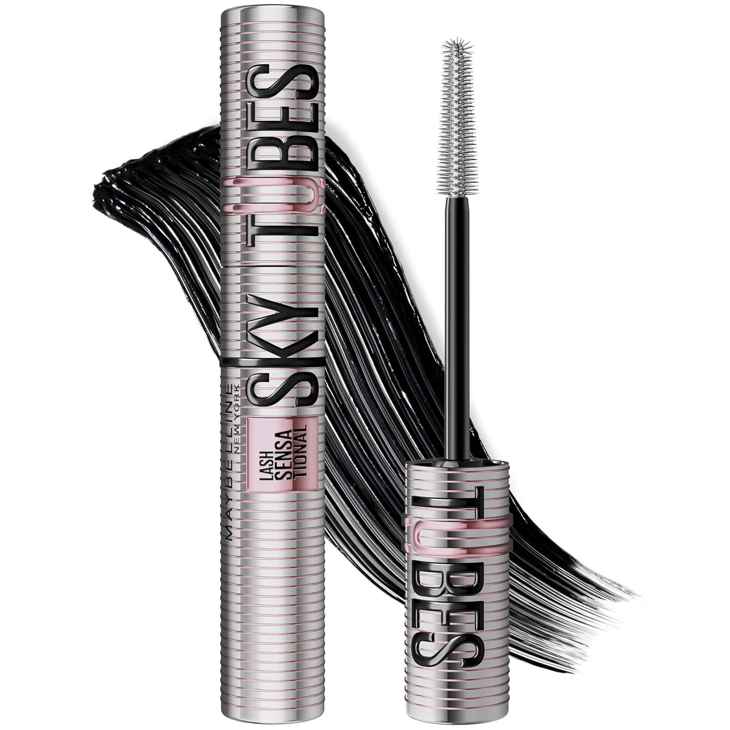 Maybelline Lash Sensational Sky Tubes Tubing Mascara, Extension-Like Lengthening