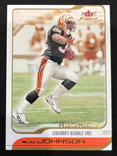RUDI JOHNSON 2001 Fleer Focus #206 Rookie Card RC NFL Bengals #0928/1850. rookie card picture
