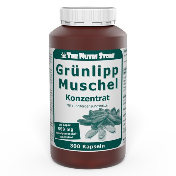 GrüNlippmuschel 500 Mg Konzentrat Kapseln 300 Stk. Pzn: 10934519-image