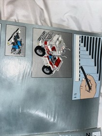 LEGO SYSTEM MODEL TEAM 5563- Instruction Manual BOOKLET ONLY Jeep And Tractor