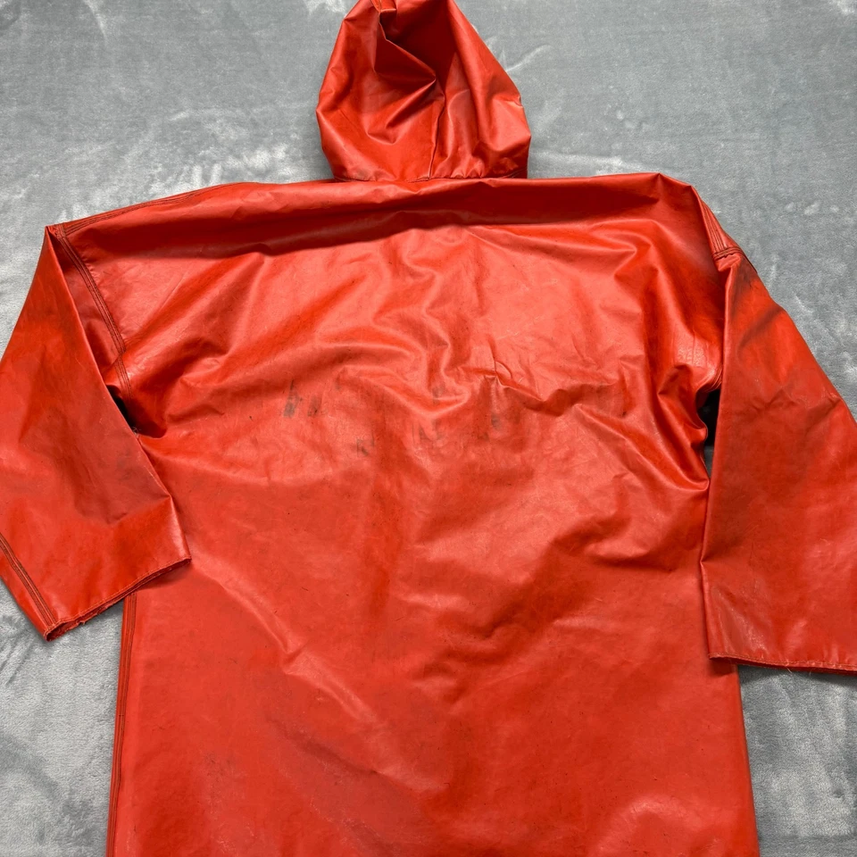 Guy Cotton Fishing Rain Jacket Orange L/XL - Image 2 of 4