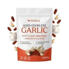 Resilia Garlic Extract 600mg Softgels (60 Cou...