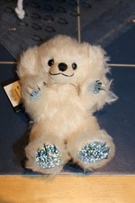 Merrythought Micro Mohair Cheeky Bear Ltd Edition 11/100 mit Kristall Smaragd