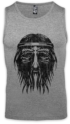 Nordic Barbarian Face Herren Tank Top Vikings Barbar Celtic Irminsul Thor