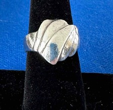 Marked 925 SS Sterling Silver Art Deco Style Ring Sz. 8